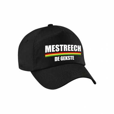 Carnaval maastricht / mestreech de gekste pet zwart voor volwassenen