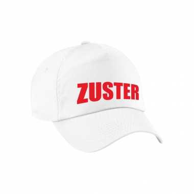 Zuster verkleed pet / petje wit kinderen