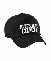 Awesome coach pet petje zwart voor dames en heren