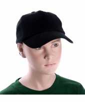 Kinder baseball petje zwart